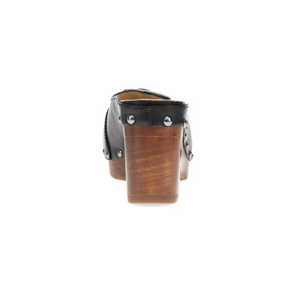 Adeline Black Calf Wood