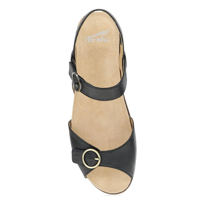 Candace Black Burnished Nappa