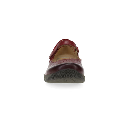 Stacy Wide Red Waxy Burnished