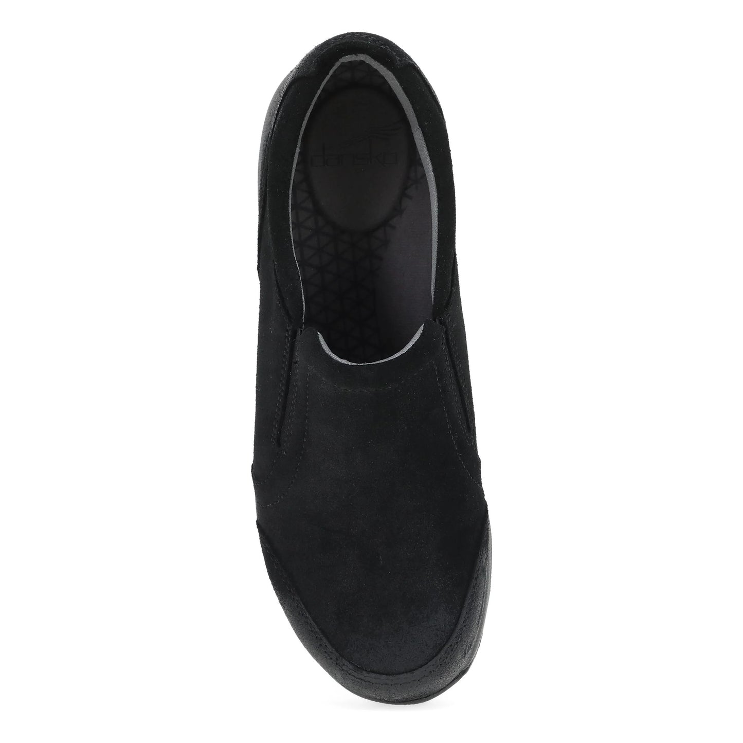 Pippy Black Waterproof Burnished Suede
