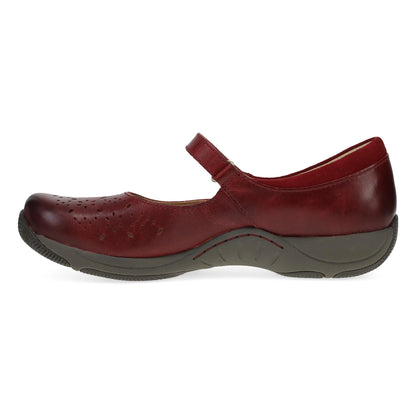 Stacy Red Waxy Burnished