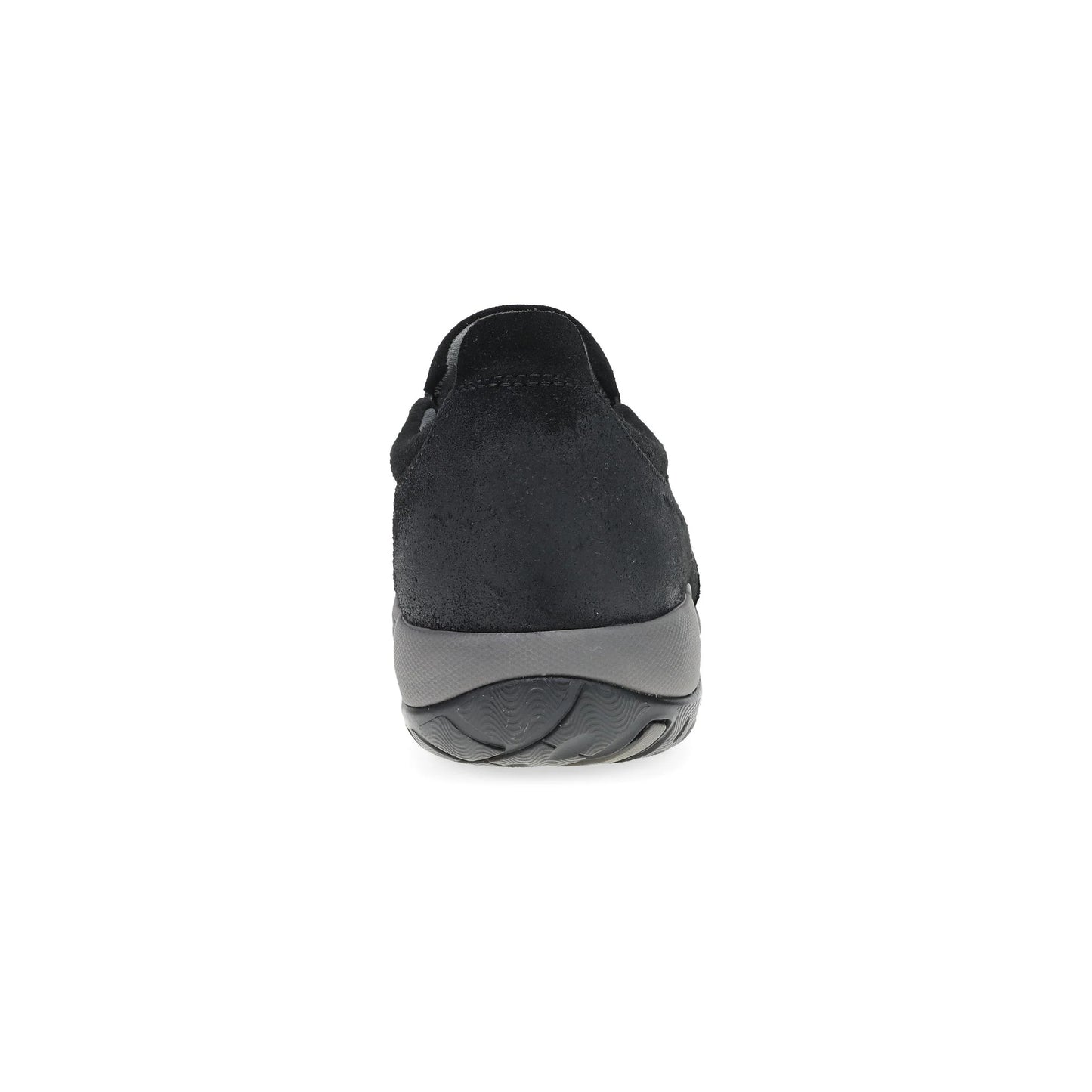 Pippy Black Waterproof Burnished Suede