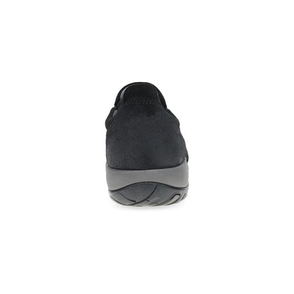 Pippy Black Waterproof Burnished Suede
