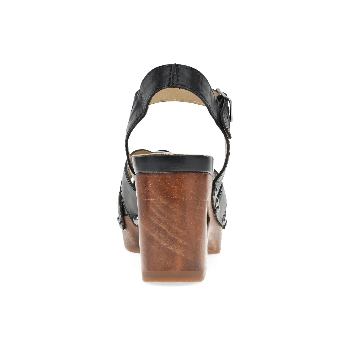 Alanna Black Calf Wood