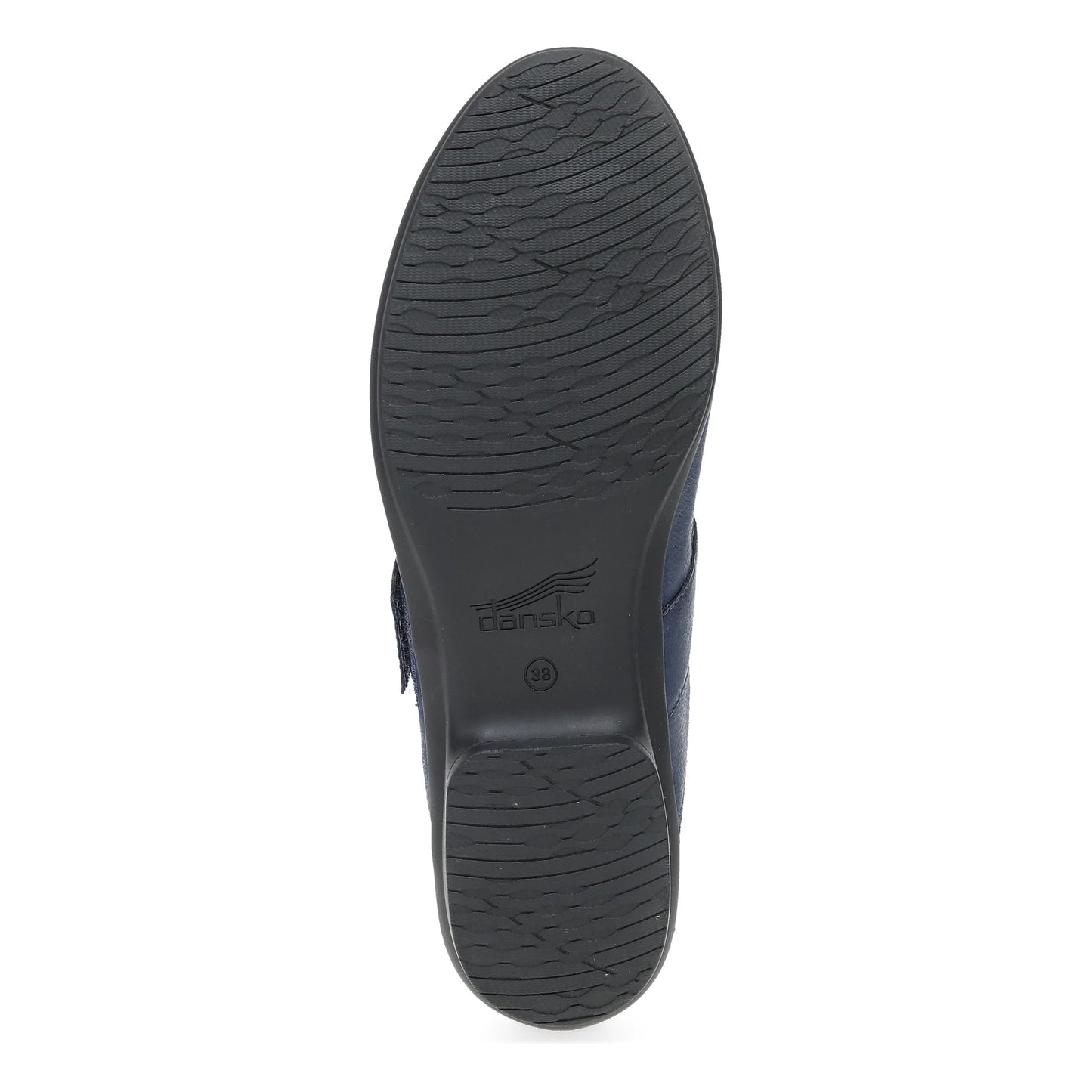 Collette Wide Navy Burnished Nubuck