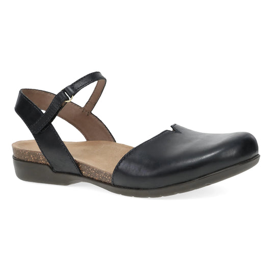 Rowan Wide Black Waxy Burnished